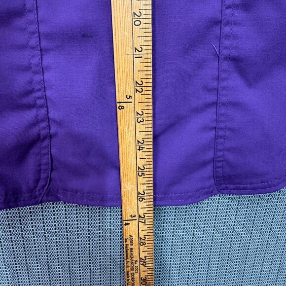 Scrubstar Womens Size Medium V-Neck Scrub Top Purple Durable Easy Fit Stretch - Picture 7 of 8